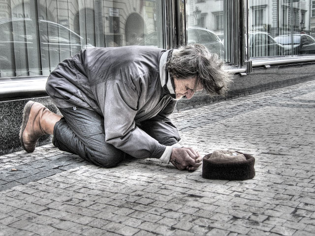 pražský bezdomovec