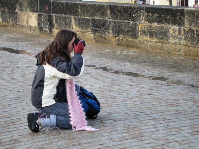 fotografka na zemi