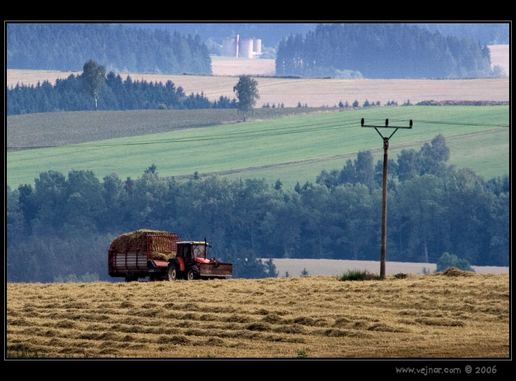 traktor v dlce