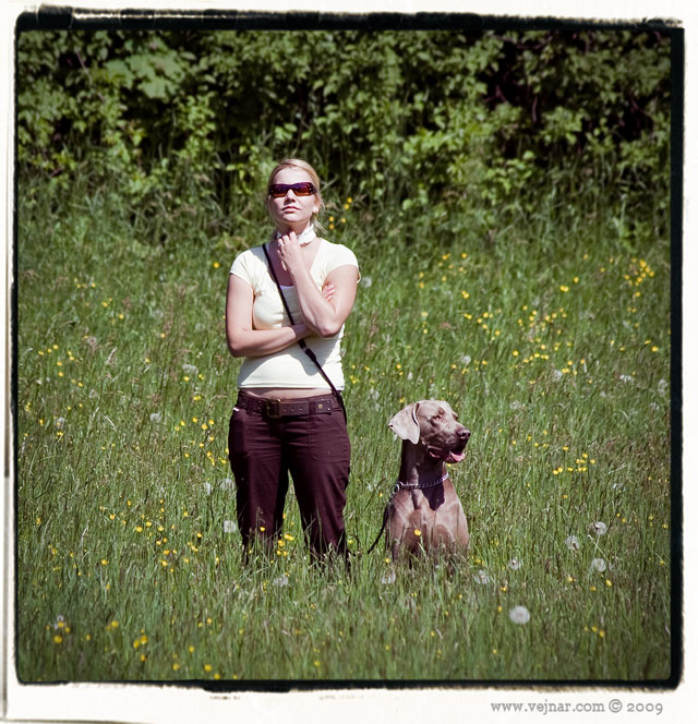 people01 girl and dog