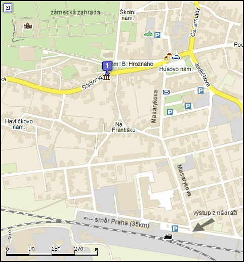 Lys nad Labem mapa muzeum